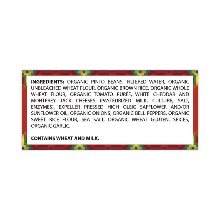 Cheddar Cheese, Bean and Rice Burrito, 6 oz Pouch, 4/Carton