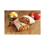 Cheddar Cheese, Bean and Rice Burrito, 6 oz Pouch, 4/Carton
