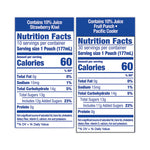 Fruit Juice Pouches Variety Pack, 6 oz, 40 Pouches/Carton