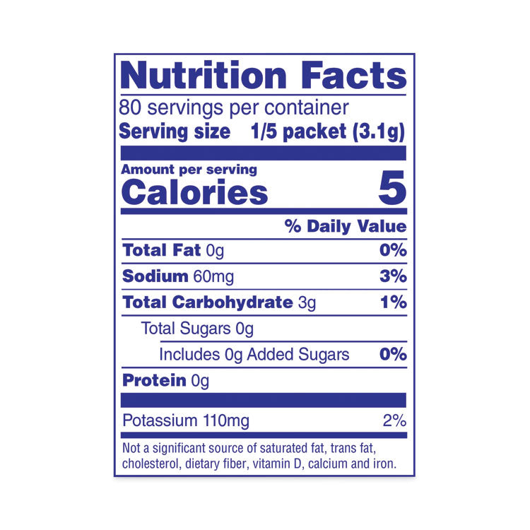 Flavored Drink Mix Pitcher Packs, Lemonade, 0.14 oz Packets, 16 Packets/Pouch, 1 Pouch/Carton
