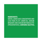 100% Lemon Juice from Concentrate, 48 oz Bottle, 2/Carton