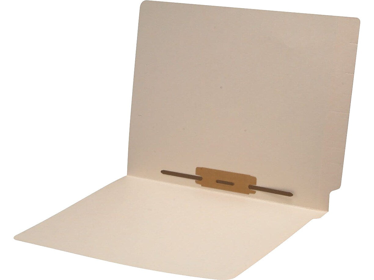 Medical Arts Press Reinforced End Tab File Folder, Straight Cut, Letter-Size, Manila, 50/Box (S-09120)