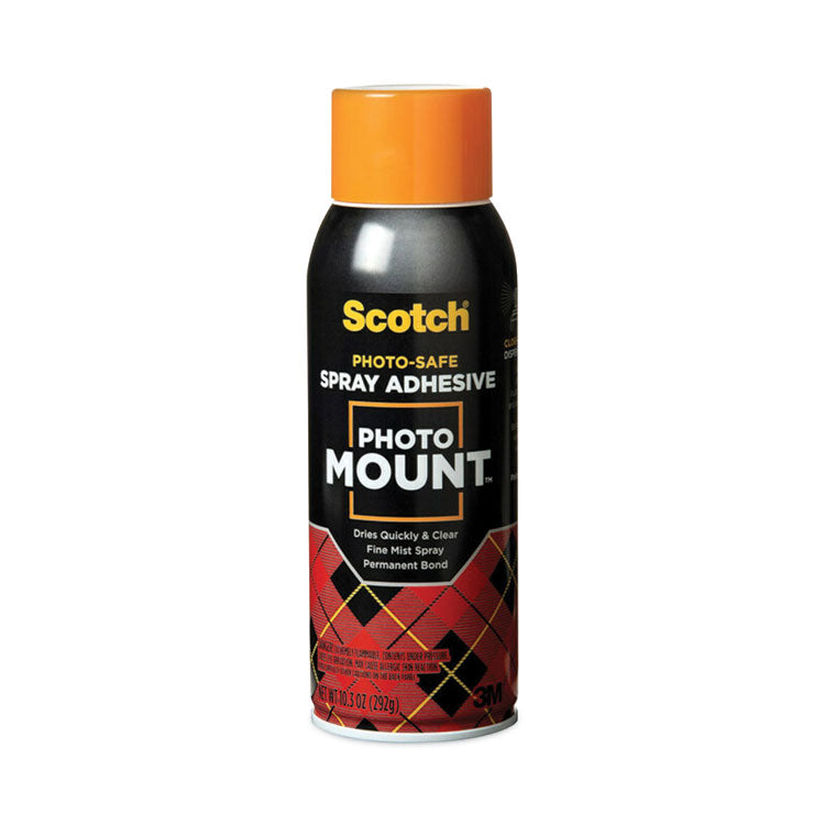 Photo Mount Spray Adhesive, 10.25 Oz, Dries Clear