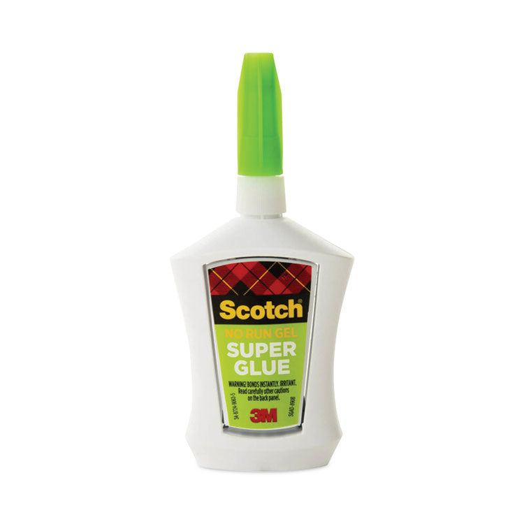 Super Glue No-Run Gel With Precision Applicator, 0.14 Oz, Dries Clear