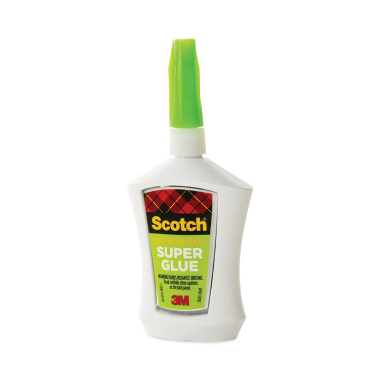 Super Glue No-Run Gel With Precision Applicator, 0.14 Oz, Dries Clear