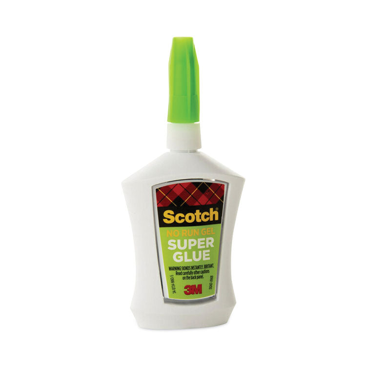 Super Glue No-Run Gel With Precision Applicator, 0.14 Oz, Dries Clear