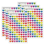 Trend Enterprises Colorful Hearts Sparkle Stickers, Multicolored, 400/Pack, 6/Packs/Bundle (T-46407-6)