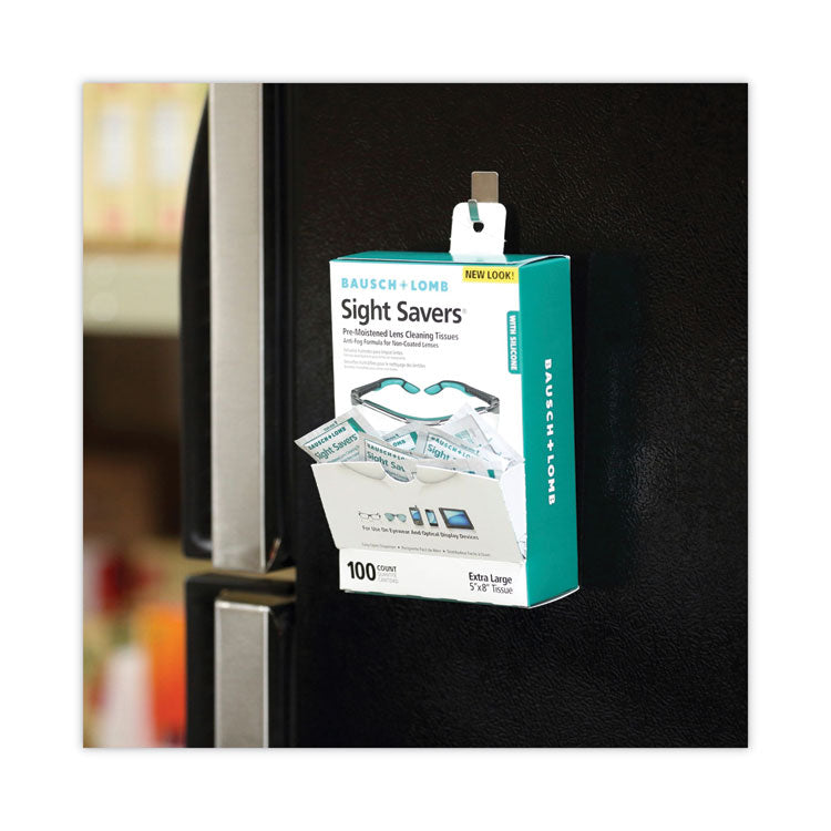 Sight Savers Pre-Moistened Anti-Fog Tissues With Silicone, 8 X 5, 100/box