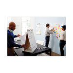 Pad Plus Tabletop Easel Pad with Self-Stick Sheets and Dry Erase Board, Unruled, 20 x 23, White, 20 Sheets