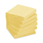 Original Recycled Note Pad Cabinet Pack, 3" x 3", Canary Yellow, 75 Sheets/Pad, 24 Pads/Pack