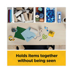 Double-Sided Removable Tape In Handheld Dispenser, 1" Core, 0.75" X 33.33 Ft, Clear
