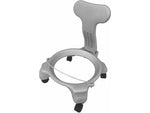 Champion Sports Kids' Ball Chair Set, Silver/Blue (KDCH)