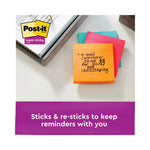 Pads in Supernova Neon Collection Colors, Note Ruled, 4" x 4", 90 Sheets/Pad, 6 Pads/Pack