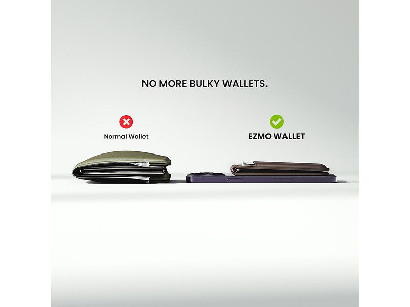 JOURNEY EZMO Magnetic MagSafe Wallet and Phone Stand, Dark Brown (JKW5DB)
