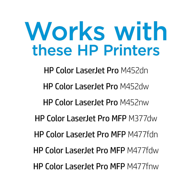 HP 410XC Cyan High Yield Toner Cartridge (CF411XC)