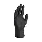 G10 Kraken Grip Nitrile Gloves, Powder-Free, Medium, 6 mil Thick, 9.5" Long, Black, 100/Box, 10 Boxes/Carton