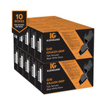 G10 Kraken Grip Nitrile Gloves, Powder-Free, Large, 6 mil Thick, 9.5" Long, Black, 100/Box, 10 Boxes/Carton