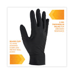 G10 Kraken Grip Nitrile Gloves, Powder-Free, X-Large, 6 mil Thick, 9.5" Long, Black, 90/Box, 10 Boxes/Carton