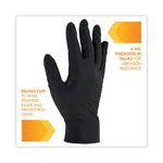 G10 Kraken Grip Nitrile Gloves, Powder-Free, XX-Large, 6 mil Thick, 9.5" Long, Black, 90/Box, 10 Boxes/Carton