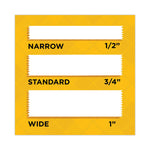 Double-Sided Tape, 3" Core, 0.5" X 36 Yds, Clear