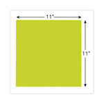 Big Notes, Unruled, 11 x 11, Green, 30 Sheets