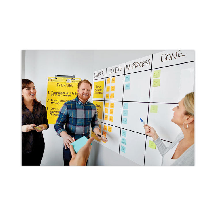 Dry Erase Accessory Tray, 8.5" x 3" x 5.25", Black