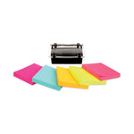 Pop-up Dispenser Value Pack, For 3 x 3 Pads, Black/Clear, Includes (12) Marrakesh Rio de Janeiro Super Sticky Pop-up Pad