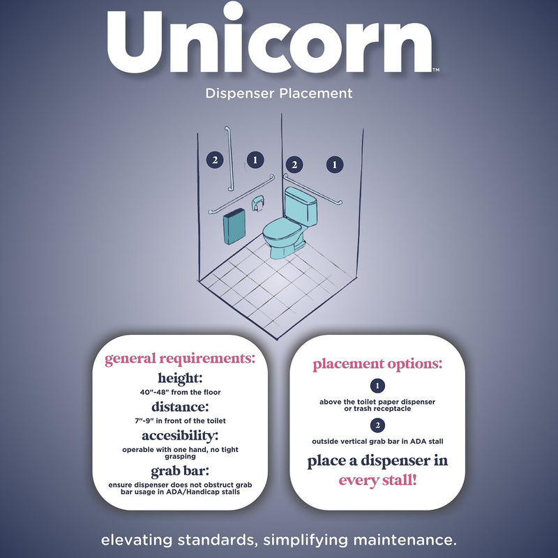 Unicorn Cotton Tampons, Plant-Based Applicator, 60/Cartridge, 6 Cartridges/Pack (TOP-08159)