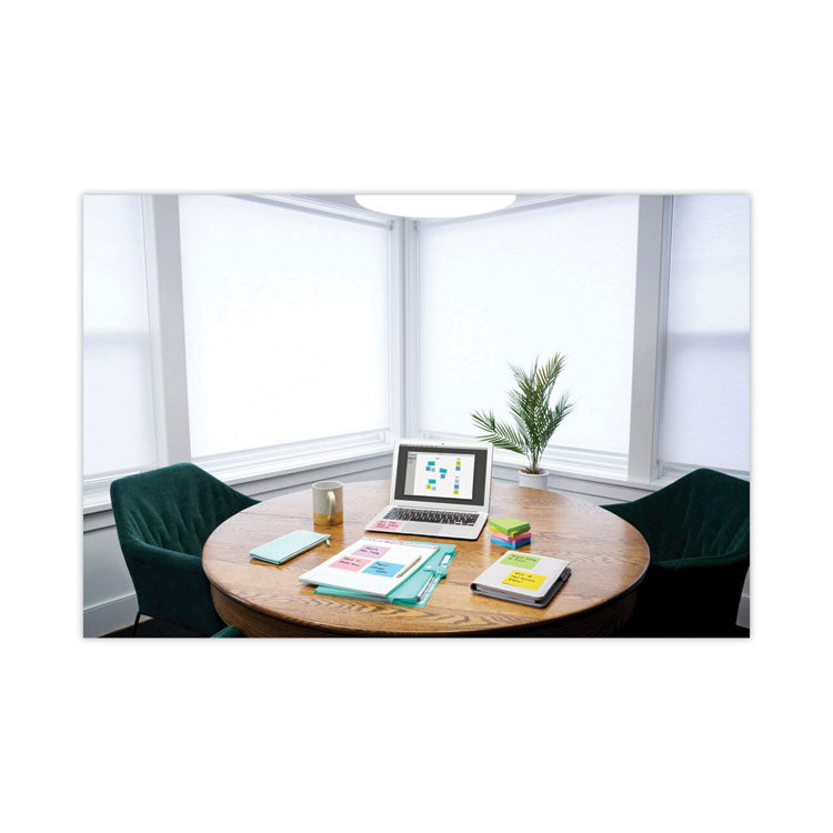 Original Pop-up Refill Cabinet Pack, 3" x 3", Floral Fantasy Collection Colors, 100 Sheets/Pad, 18 Pads/Pack