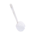 Deluxe Toilet Bowl Mop, 12" Handle, 2" Mop Head, White, 25/Carton