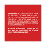 Turtles Original Bite Size Candy, 0.42 oz, 60/Carton