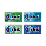 Sugar-Free Chewing Gum Variety Box, Four Mint Flavors, 14 Pieces/Pack, 18 Packs/Carton