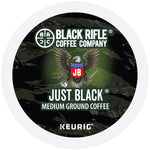 Black Rifle Coffee Company Just Black Coffee Keurig® K-Cup® Pods, Medium Roast, 22/Box (5000384042)