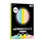 Astrobrights Colored Paper, 24 lbs., 8.5" x 11", Punchy Pastel Assortment, 200 Sheets/Ream (91741)
