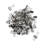 Binder Clips, Small, Silver, 72/Pack