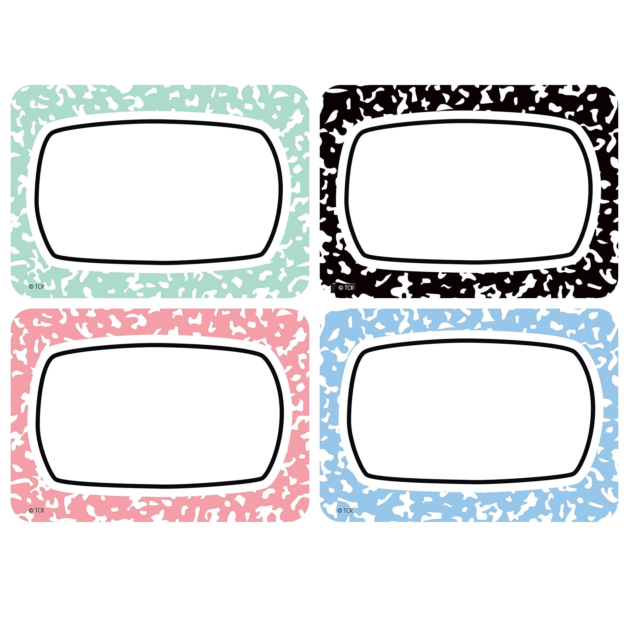 Teacher Created Resources Cool for School School Name Tags, 3.5" x 2.5", 36/Pack, 6 Packs/Bundle (TCR9320-6)