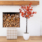 Nearly Natural 5' Autumn Rustic Maple Artificial Fall Tree (T4821)