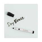 U-Defense Antimicrobial Dry-Erase Markers, Broad Chisel Tip, Black, 12/Pack