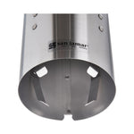 Water Cup Dispenser with Removable Cap, For 4.5 oz to 7 oz Cone and 6 oz to 12 oz Flat Cups, Stainless Steel, 6/Carton