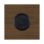 Alera Valencia Series Reversible Return/Bridge Shell, 47.25w x 23.63d x 29.5h, Modern Walnut