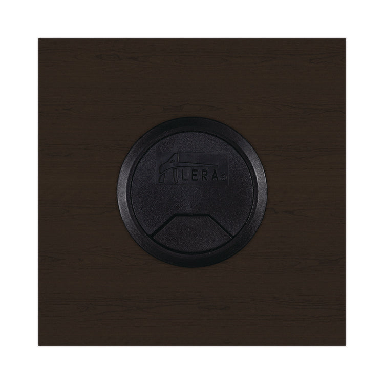 Alera Valencia Series Straight Front Desk Shell, 47.25" X 29.5" X 29.63", Espresso