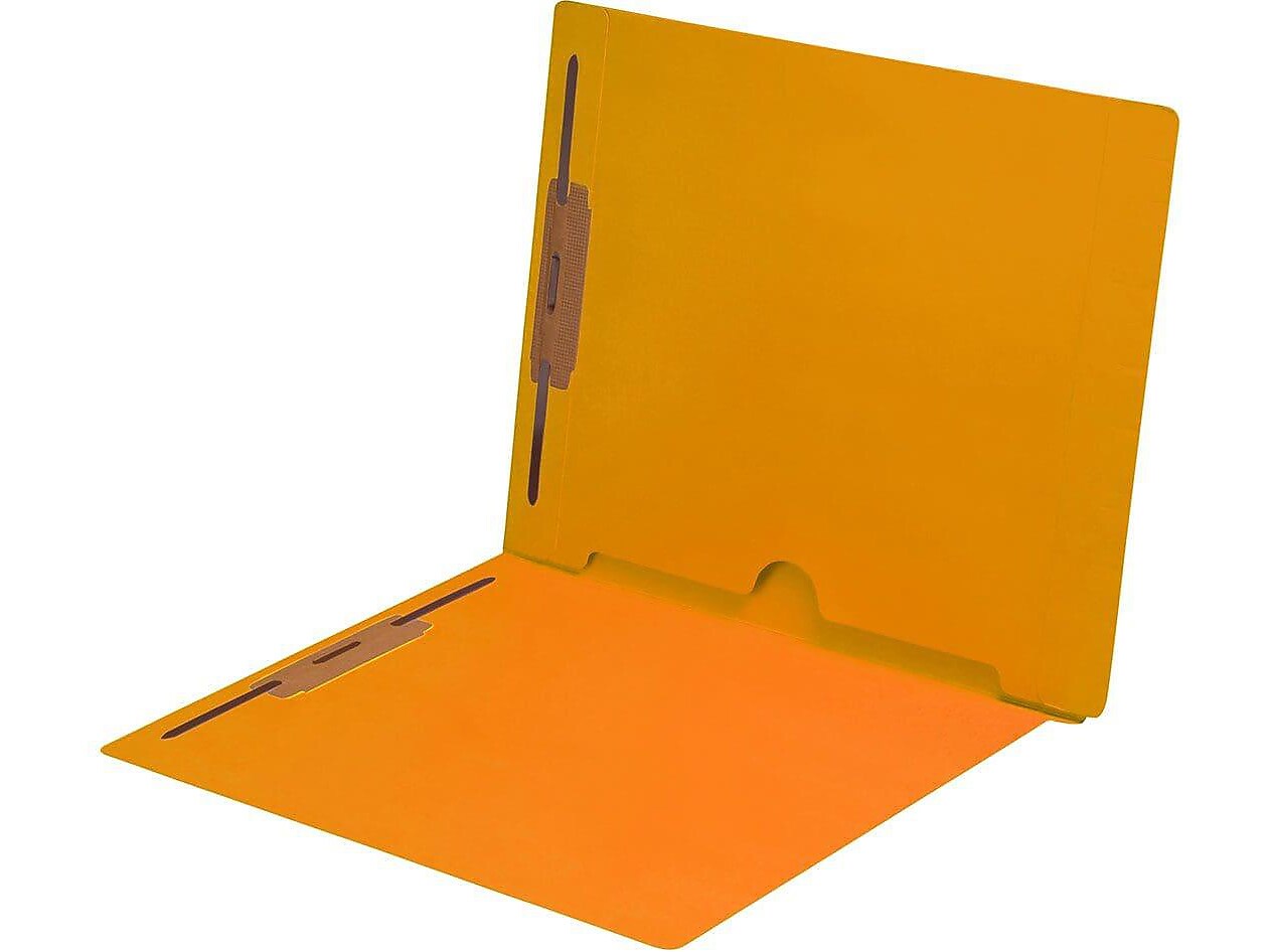 Medical Arts Press End Tab File Folder, Straight Cut, Letter-Size, Goldenrod, 250/Box (S-09019-GLD-B)
