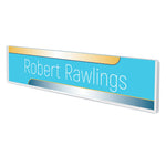 Deflect-O Rectangular School Name Plates, 2" x 8.5" (DEF587501)