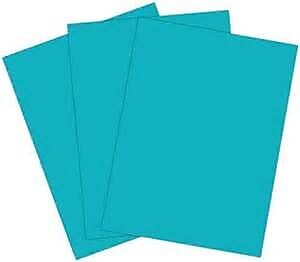 Color-Brite Sulphite 12" x 18" Construction Paper, Turquoise, 50 Sheets/Pack (5700TE)