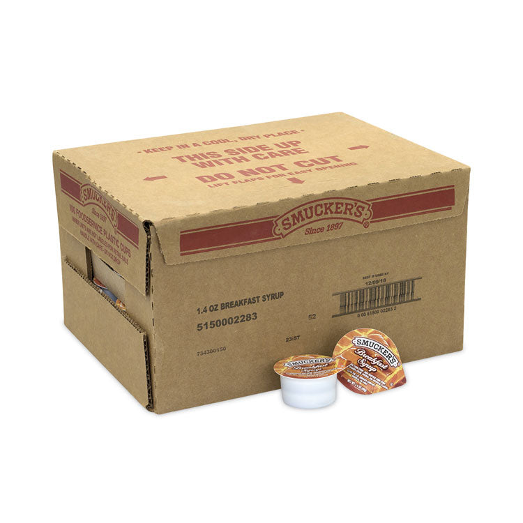 Breakfast Syrup Single Serve Packs, 1.4 oz Mini-Tub, 100/Carton