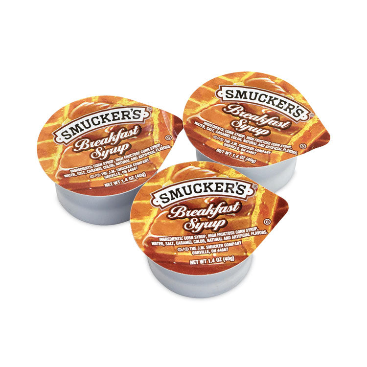 Breakfast Syrup Single Serve Packs, 1.4 oz Mini-Tub, 100/Carton