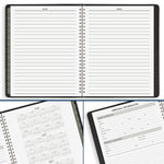 2026 AT-A-GLANCE Recycled 7" x 8.75" Monthly Planner, Faux Leather Cover, Black (70-120G-05-26)