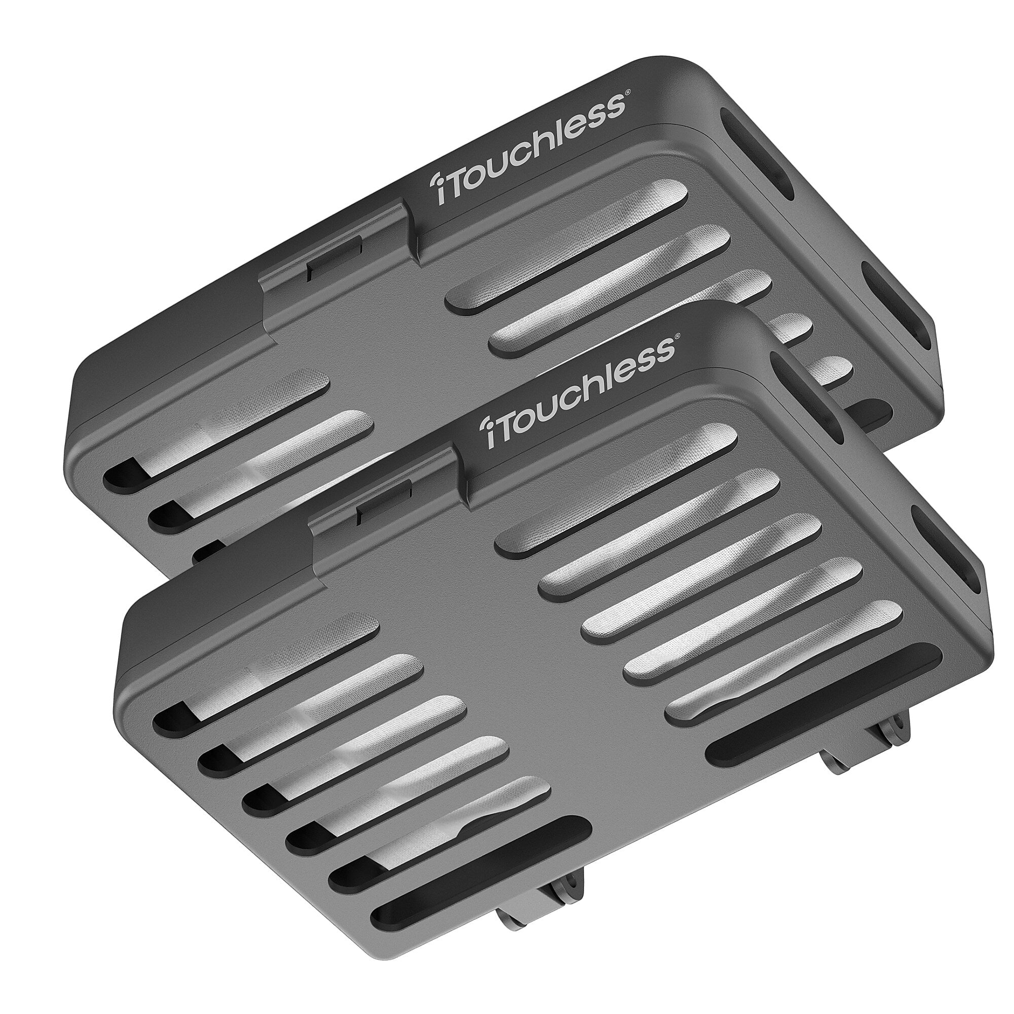 iTouchless AbsorbX Deodorizer Cartridge, Black, 2/Pack (UNICFGB)