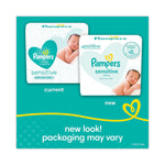 Sensitive Baby Wipes, 1-Ply, 6.8 x 7, Unscented, White, 56/Pack