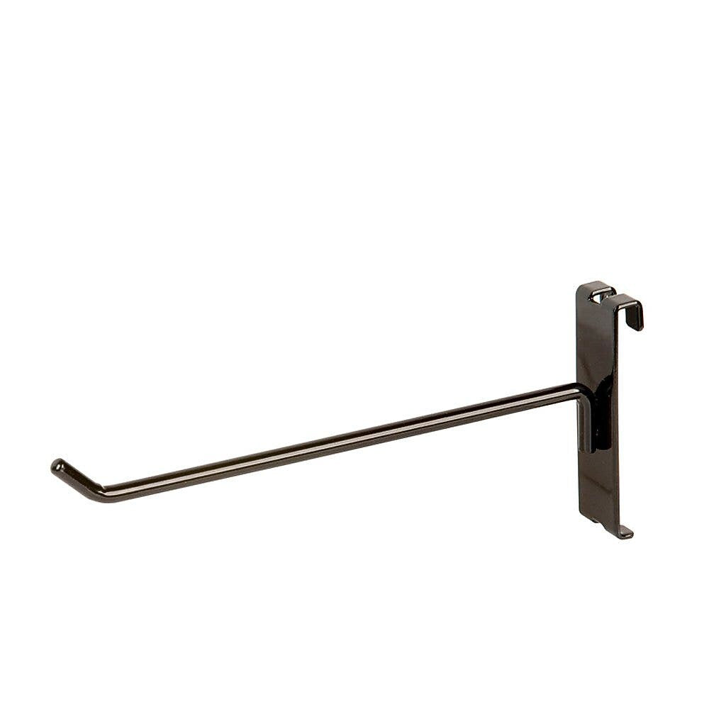 Nahanco 10" Gridwall Hook, Black, 12/Pack (GWH10B)